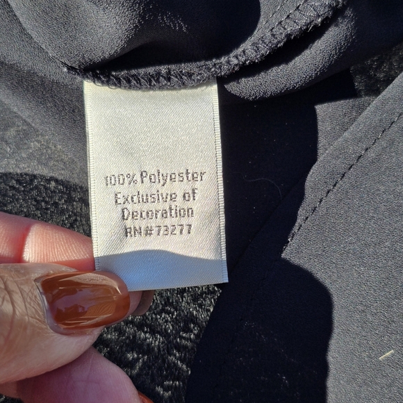 Lauren Conrad Sleeveless Bow Tie Embroidered blouse, size large - Picture 8 of 9